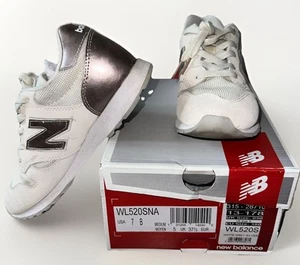 NB New Balance WL520SNA Weiß Grau Silber Im Gr 37,5 - Bild 1 von 4