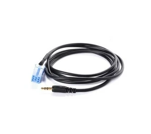 CABLE AUXILIAIRE JACK MP3 AUTORADIO AUDI VW VOLKSWAGEN SEAT SKODA AUX IN - Imagen 1 de 4