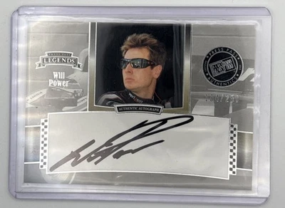 2012 Press Pass Legends Auto Holofoil 134/250 Will Power #LG-WP Auto Indy Penske - Image 1 of 3