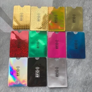 10 Pcs RFID Blocking Card Protector - Contactless NFC Credit Card ID Protection - Picture 1 of 15