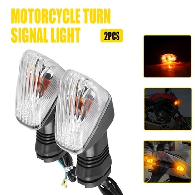 2x Turn Light Signal Indicator Lamps Blinker Amber For Kawasaki Z750S 2005-2006 - Image 1 of 4