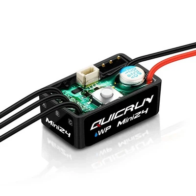 HW30109004 Esc Regolatore QuicRun WP MINI24 ESC 25A BL 2-3S Crawler 1/16-1/24 - Immagine 1 di 4
