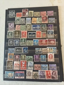 Collection Of Foreign In Pages Cards Mint Used Netherlands And Cols N267a - Picture 1 of 14