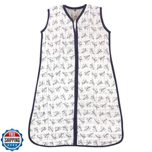 Hudson Baby Unisex Baby Musselin Baumwolle ärmellos tragbar Schlafsack, Sack, - Bild 1 von 1