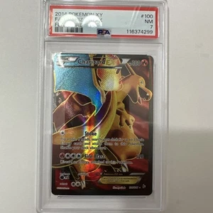 POKEMON 2014 XY Flashfire Full Art CHARIZARD EX #100 PSA 7 RARE - Picture 1 of 13