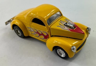 Vintage Majorette 1941 Willys Coupe Yellow w/Flames - Free Shipping  CC - Image 1 of 4