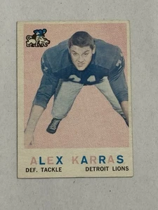 1959 Topps Football - Alex Karras #103 (RC) - Bild 1 von 4