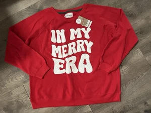 Christmas “ In My Merry” Sweatshirt Size Large New - Picture 1 of 3