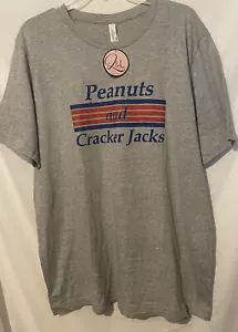 NWT Canvas Tshirt XL Peanuts and Cracker Jacks - Picture 1 of 3