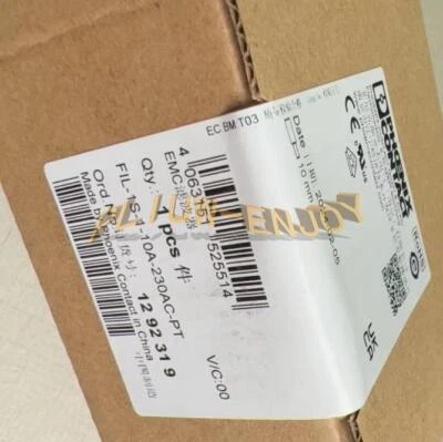 1PCS New Phoenix Contact 1292319 FIL-1S-1-10A-230AC-PT EMC filter - Image 1 of 4