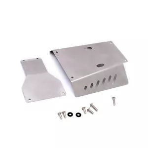 LCX 1/10 RC Camion Acciaio Inox Skid Plate Protezione Telaio per Tamiya CC-01 - Foto 1 di 2