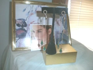 Betsey Johnson Shoulder Duster Snake Pierced Earrings - Must See! - Picture 1 of 3