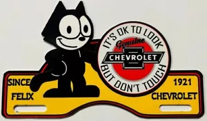 Felix Chevrolet Metal License Plate Topper - Picture 1 of 1