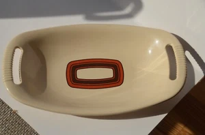Emsa Tablett tiefe Schale W. Germany 31,5 cm Kunststof Kult 70er Vintage - Bild 1 von 7