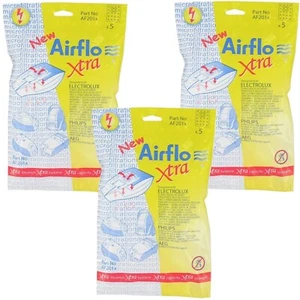Airflo AF201X Vacuum Bags For Electrolux Excellio Smart Vac Xtra SMS bags X 15 - Picture 1 of 13