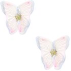 2 PCS Halloween Party Supplies Girls Fancy Dress Butterfly Wings Plushies Prom