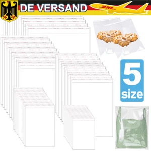 Klar Folienbeutel Selbstklebend Hochglanz Beutel PP Folie Tüten Poly Cellophan - Bild 1 von 12