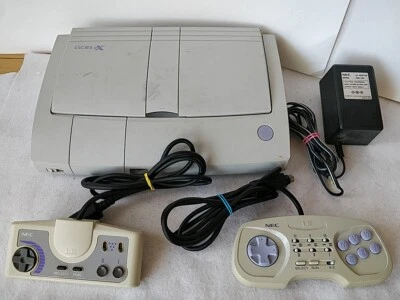 NEC PC Engine DUO-RX PCE-DUORX Console, Original Pad and PSU set tested-e0806- - Image 1 of 4
