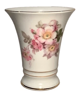 Vintage Schumann Arzberg Germany "Wild Rose" Vase 5" - Picture 1 of 5