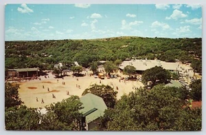 Veduta aerea di Falls Creek Baptist Assembly Grounds Davis Oklahoma OK cartolina - Foto 1 di 2