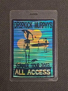 DROPKICK MURPHYS ALL ACCESS 2013 SUMMER TOUR BAND MEMBERS LAMINATE - Picture 1 of 5