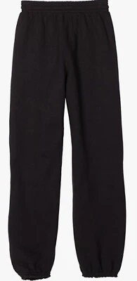 Pantalones deportivos SOFFE negros con cordón elástico cintura juvenil talla L ropa de regreso a la escuela Foto 1 de 4