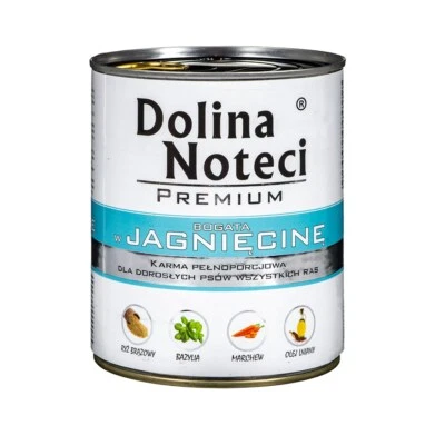 5902921300045 Dolina Noteci Premium reich an Lamm - Nassfutter für Hunde - 800g  - Bild 1 von 3