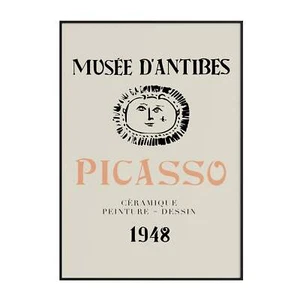 Picasso - Musee Antibes Dessin Wall Art Print - Picture 1 of 4