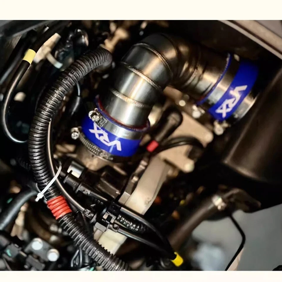 For GTS 300 GTS 250 GTV 300 2006-2024  Auspuffrohrverbinder Ansaugrohr Edelstahl - Bild 1 von 4