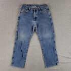 Vintage Wrangler 32x27 Regular Fit Jeans Faded Distressed Retro Y2K Shortened