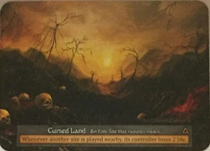 Cursed Land Regular - Sorcery: Contested Realm,  Arthurian Legends - Picture 1 of 1