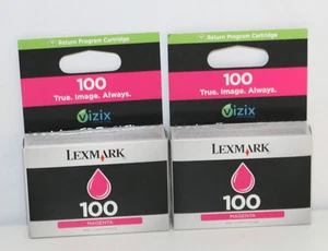 2x Lexmark 14N0901E 100 cartuchos de tinta, magenta - Imagen 1 de 1