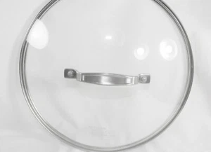 Tapa de repuesto de vidrio templado Calphalon SOLO 10 1/4” exterior, 9 3/4” diámetro interior - Imagen 1 de 5