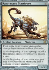 4x Razormane Masticore ~ Near Mint 10th Edition Tenth MTG Magic x4 4 UltimateMTG