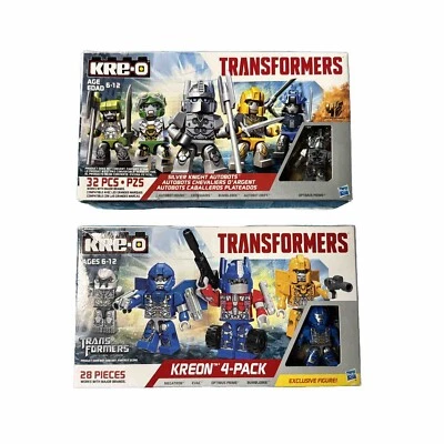 NISB 2014 KREON 4pk Transformers & Silver Knight Autobots 5pk (60 Total Pieces) - Image 1 of 4