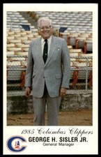 1985 Columbus Clippers Police George Sisler Jr. Columbus Clippers #NNO