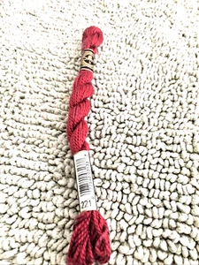 Vintage DMC Perle Cotton Thread Size 3 15m- 16.4y Skein #221 RUST - Picture 1 of 4