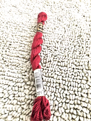 Vintage DMC Perle Cotton Thread Size 3 15m- 16.4y Skein #221 RUST - Image 1 of 4