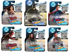 Hot Wheels DC Justice League Character Cars 6 Pack - Picture 1 of 1