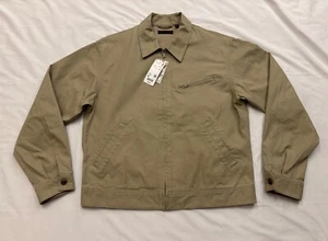 Uniqlo men's Unlined Zip-Up Blouson Jacket, Color Beige, Size Medium - Picture 1 of 11