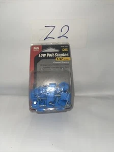 Gardner Bender PTP-25T CAT 5 Single Nail Cable Staple, Blue, 25-Pack - Picture 1 of 1