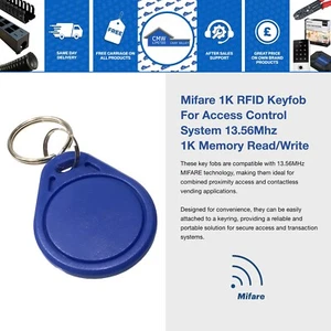 Rfid Access Control System 13.56Mhz Mifare 1KMemory Keyfob Proximity Easy Access - Picture 1 of 4