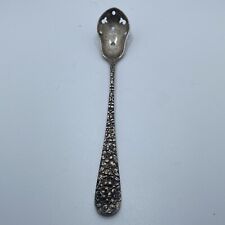 Vintage Sterling Silver Olive Spoon STIEFF Rose Pattern 5 3/4" Length