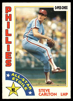 1984 O-Pee-Chee Steve Carlton #395 Philadelphia Phillies - Image 1 of 2