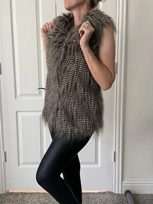 Chaleco de piel sintética Live A Little para mujer talla S mafia esposa moda ética caprichoso Foto 1 de 4