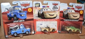 Disney Pixar Cars LIGHNING McQUEEN DEPUTY HAZZARD & PRESIDENT MATER 3 STÜCK NEU - Bild 1 von 13