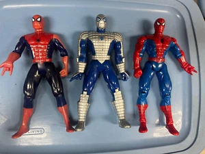 Menge 3 Spiderman Figuren 10" Zoll groß 1994 + 1995 Toy Biz Marvel - Bild 1 von 5