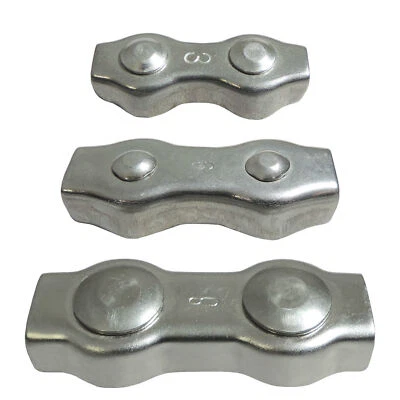 EIDER 10 Stk. Litzenverbinder Weidezaunseil Drahtlitze Seilverbinder Weidezaun Litze