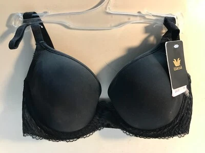 Sutiã Wacoal Push Up Underwire tamanho 30 D preto - Imagem 1 de 4