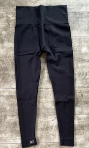 NEW Set Active SCULPTFLEX LEGGINGS ONYX BLACK  sz S Women's Workout Pants - Picture 1 of 4